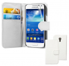 Samsung Galaxy S4 mini i9190 Leather Wallet Case White SGS4I9190LWCW OEM