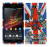 Sony Xperia C C2305 - Μαλακή Θήκη Σιλικόνης Tour UK Design (OEM)