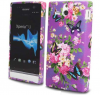 Sony Xperia U ST25i Gel TPU Case Purple With Butterflies SXUGCPWB OEM Sony Xperia U ST25i Gel TPU Case Purple With Butterflies SXUGCPWB OEM