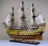 Display Model ship HMS Victory 1:72  54 inch Historic Famous Ship Wood