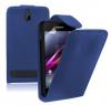 Sony Xperia E1 / E1 Dual - Leather Flip Case Blue (ΟΕΜ)