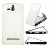 Sony Xperia U ST25i - Leather Flip Case White (OEM)