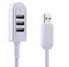 3 Usb ports Extension Cable Splitter usb Cables adapter 1.2m 30cm Length USb data sync charging cable  (oem)