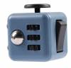 Anti Stress Fidget Cube Αγχολυτικός Κύβος Μαύρο-Τυρκουάζ (OEM)