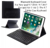 IPAD AIR/ AIR 2 / New iPad 2017 9.7 inch hard case leather with keyboard in Black color (ΟΕΜ)