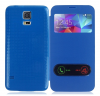 Samsung Galaxy S5 G900 - S-View Flip Θήκη Με Πίσω Καπάκι Μπαταρίας - Blue (OEM)