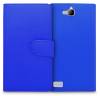 Leather Wallet Case for Huawei Honor 3C Blue (OEM) Leather Wallet Case for Huawei Honor 3C Blue (OEM)