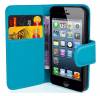 iPhone 4S 4G - Πλαϊνή Δερμάτινη Θήκη Flip Γαλάζιο (ΟΕΜ)