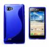 TPU GEL Case S-Line for LG Optimus 4X HD P880 Blue (OEM)