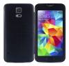 Samsung Galaxy S5 G900 - S-View Full Window Flip Θήκη Με Πίσω Καπάκι Μπαταρίας - Μαύρο (OEM)