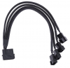 Υψηλής ποιοτητας 4 Pin To 4 x 3/4-pin 5v12v Usb Sleeved Dual Fan Power Adapter Cable Extension Cables Black 30cm (ΟΕΜ)(BULK) Υψηλής ποιοτητας 4 Pin To 4 x 3/4-pin 5v12v Usb Sleeved Dual Fan Power Adapter Cable Extension Cables Black 30cm (ΟΕΜ)(BULK)