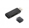 OMEGA CARD READER microSDHC USB 3.0 BLACK
