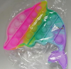 Pop It Παιχνίδι  ΑντιΣτρες - Bubble ουρανιο-τοξο χρωματα  δελφινι (oem)(bulk)
