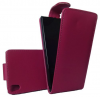 Leather Flip Case for Huawei Ascend P6 Pink (OEM)