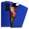 LG G2 Mini (D620) - Leather Flip Case  Blue (ΟΕΜ)