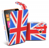 Nokia Lumia 630 / 635 - Δερμάτινη Θήκη Flip Σημαία Αγγλίας (OEM)