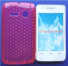 TPU Gel Case Diamonds for Alcatel One Touch S'Pop OT 4030d Pink (OEM)