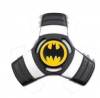 BLCR Three-Spinner Fidget Toy "Batman" Aluminium Alloy Rainbow 3 minute EDC Hand Spinner for Autism and ADHD Black