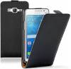 Samsung Galaxy Grand Prime SM-G530F - Leather Flip Case Cover Black (OEM)