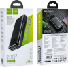 Hoco J72A Power Bank 20000mAh με 2 Θύρες USB-A Μαύρο