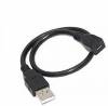 USB A male - USB micro B female cable 20 cm. (OEM)