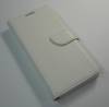 Leather Wallet/Case for Alcatel One Touch Idol (OT-6030D) White (OEM)