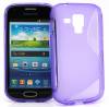 Samsung Galaxy S Duos 2 S7582 / Galaxy Trend Plus S7580 - TPU Gel Case S-Line Purple (OEM)
