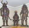 V.RARE STATUES 1/6 SCALE.Three Japanese Samurai warriors in armour and ready for battle with their weapons on stand-by Position.Οnly the superior in the hierarchy seats