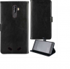 LEATHER FLIP CASE for Blackview BV9000 Pro Black (BULK) (OEM)