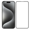 Full Face Tempered Glass Προστατευτικό γυαλί  Μαύρο για  iPhone 15 Pro Max 5G