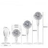 Αναδιπλούμενος ανεμιστήρας 10W F1 Fan Λευκό Ισχύς 10W