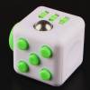 Anti Stress Fidget Cube Αγχολυτικός Κύβος Λευκό-Πράσινο (OEM)