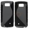 Nokia 700 Zeta Μάυρη Θήκη S-Shape Wave Hard TPU Gel Case Cover (ΟΕΜ)