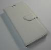 Leather Wallet Case for Alcatel One Touch M'Pop (OT5020D) White (OEM)