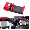 Car Steering Wheel Phone Socket Holder Red (OEM)