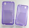 Huawei Ascend G630 - TPU Gel S-Line Case Purple OEM