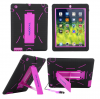ipad 2, 3, 4 - Stand Θήκη Σιλικόνης TPU Με εσωτερική επένδυση Καουτσούκ Μαύρο-Μώβ (TKFOON) ipad 2, 3, 4 - Stand Θήκη Σιλικόνης TPU Με εσωτερική επένδυση Καουτσούκ Μαύρο-Μώβ (TKFOON)