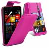 Microsoft Lumia 535 - Δερμάτινη Θήκη Flip Φούξια (OEM)