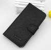 Δερμάτινη Θήκη/Πορτοφόλι για Alcatel One Touch Idol Mini OT-6012X/OT-6012D Μαύρο (ΟΕΜ)