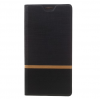 Lenovo Phab 2 Plus θήκη πορτοφόλι - Μαυρη με χρυσή γραμμή Lenovo Phab 2 Plus θήκη πορτοφόλι - Μαυρη με χρυσή γραμμή