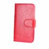 Leather Wallet/Case for Alcatel One Touch Pop C5 (OT-5036D) Red (OEM)