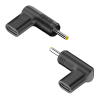 Powertech USB-C Charger Plug for Asus 2.5x0.7mm, black