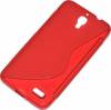 Red Silicone Case for Alcatel OT6030/idol (OEM)