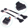 USB 3 20-Pin Motherboard Header Female To USB 2 9-Pin Male