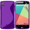 LG Nexus 5 D820 / D821 - TPU GEL Case S-Line Purple (OEM)