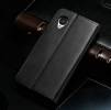 LG Nexus 5 D820 / D821 - Leather Wallet Stand Case Black (OEM)