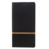 Lenovo Phab 2 Plus wallet case - Black with gold line