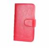 Leather Wallet/Case for Alcatel One Touch Pop C5 (OT-5036D) Red (OEM)