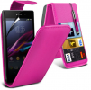 Sony Xperia Z1 Compact D5503 - Leather Flip Case Pink (OEM)