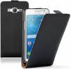Samsung Galaxy Grand Prime SM-G530F - Leather Flip Case Cover Black (OEM)